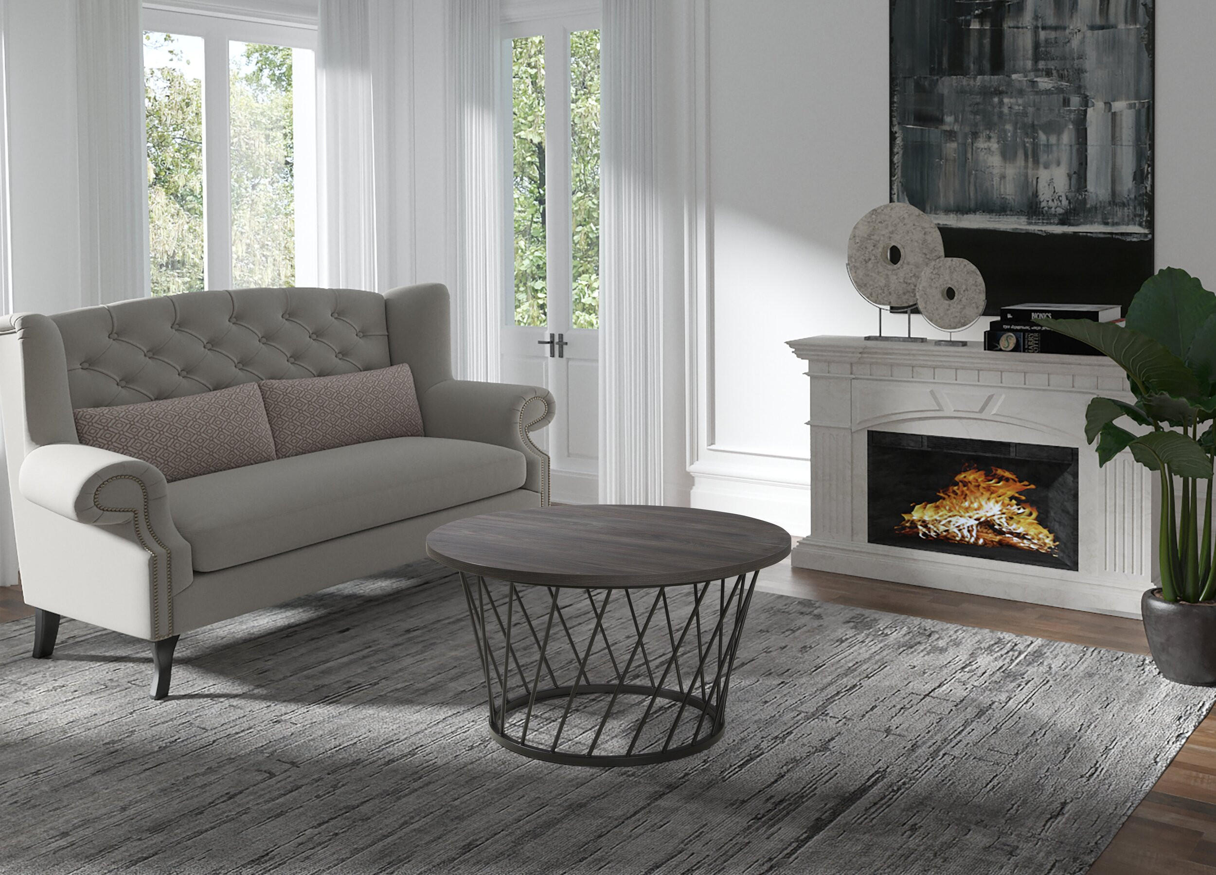 COUCHTISCH Aralia - Schwarz - Schwarz, Holzwerkstoff (92/92/49cm) - Möblo