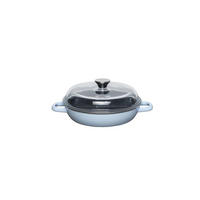 SCHMORPFANNE 3360041 - Blau, Metall (24cm) - Riess