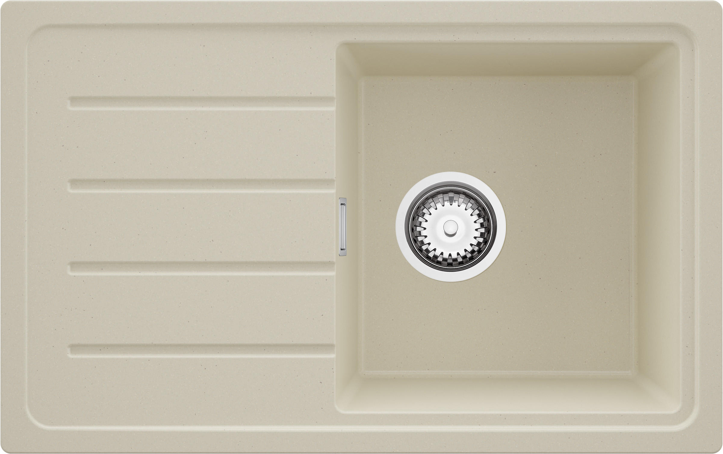 Primagran Spülbecken Beige, Chrom 70x20x44 cm