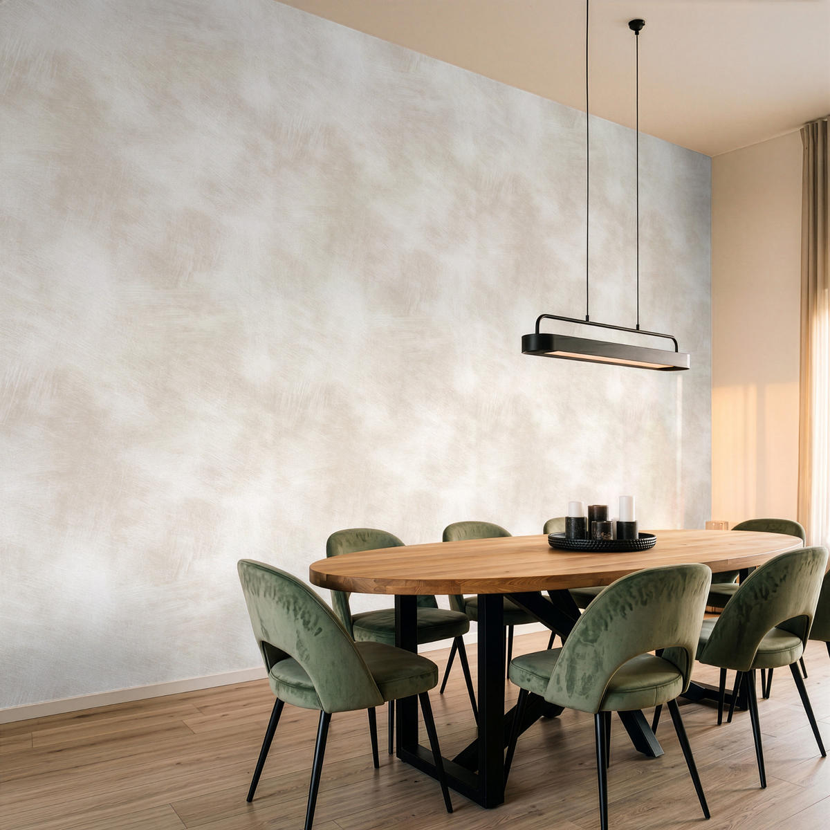TAPETE - Dezent - Textur - Beige - 450x300 cm - Creme, Papier (450/300cm) - OnlyWow