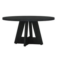 ESSTISCH Schwarz 120/120/75 cm - Schwarz, Holz (120/120/75cm) - PANGIVO