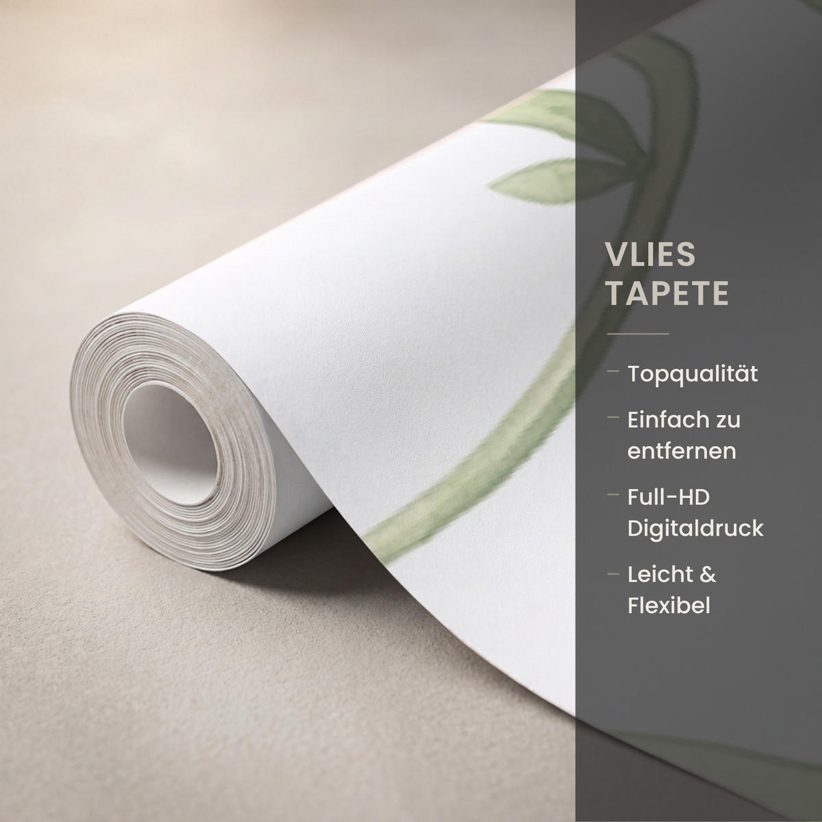 KINDERTAPETE - Tiere - Dschungel - Pastell - 450x280 cm - Weiß, Papier (450/280cm) - OnlyWow
