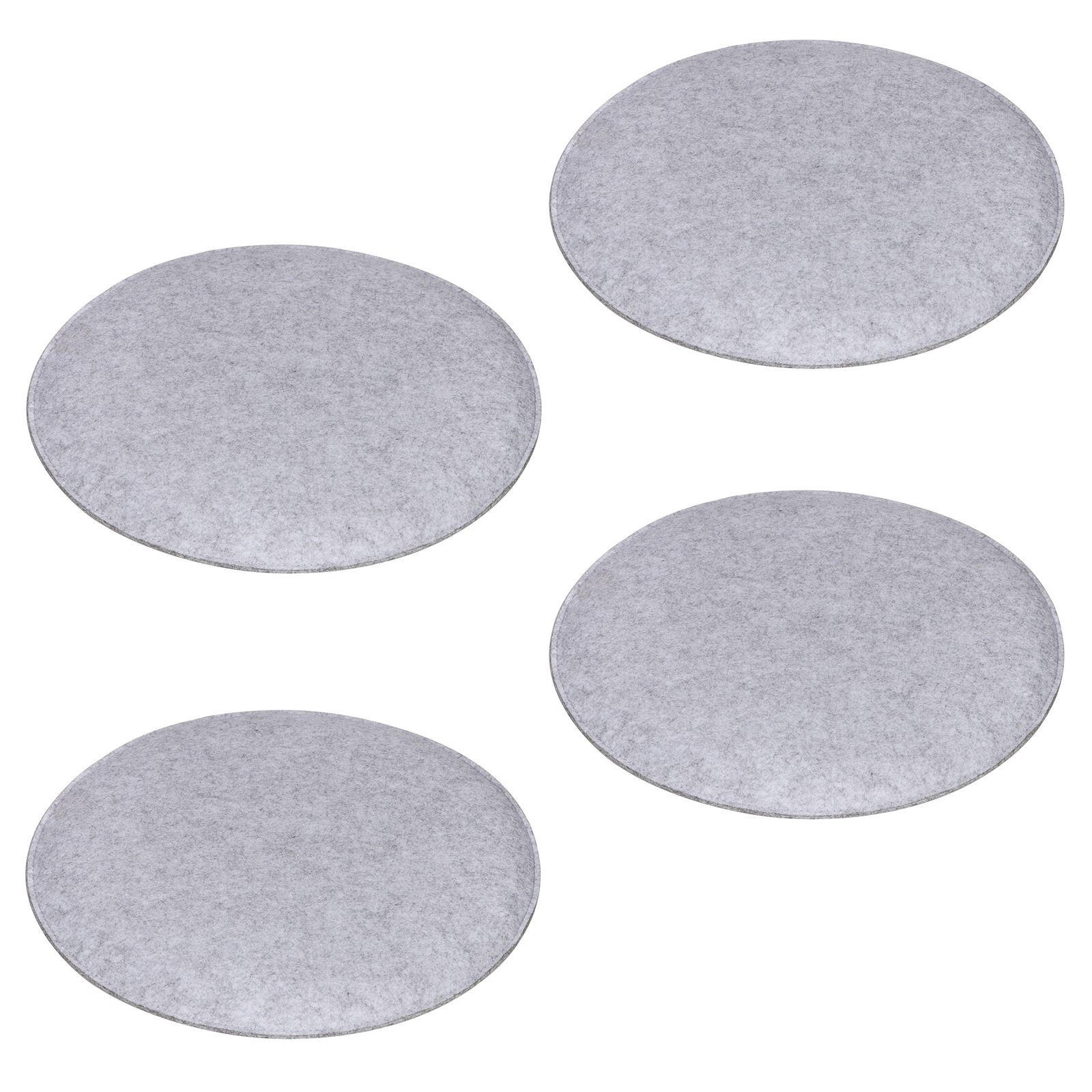 SITZKISSEN JONITA 4ER-SET - Grau, Textil (35/35/2cm) - IDIMEX