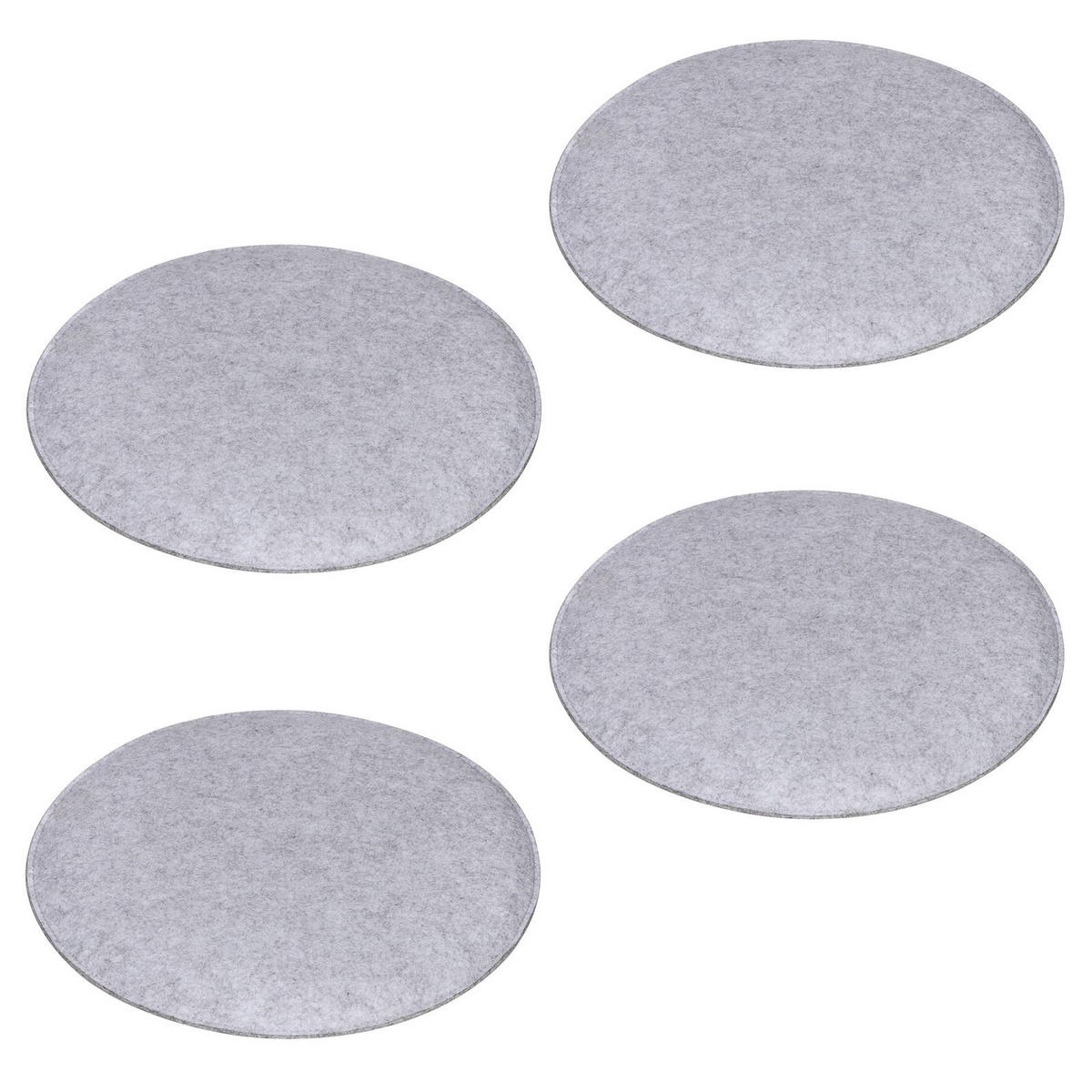 SITZKISSEN JONITA 4ER-SET - Grau, Textil (35/35/2cm) - IDIMEX