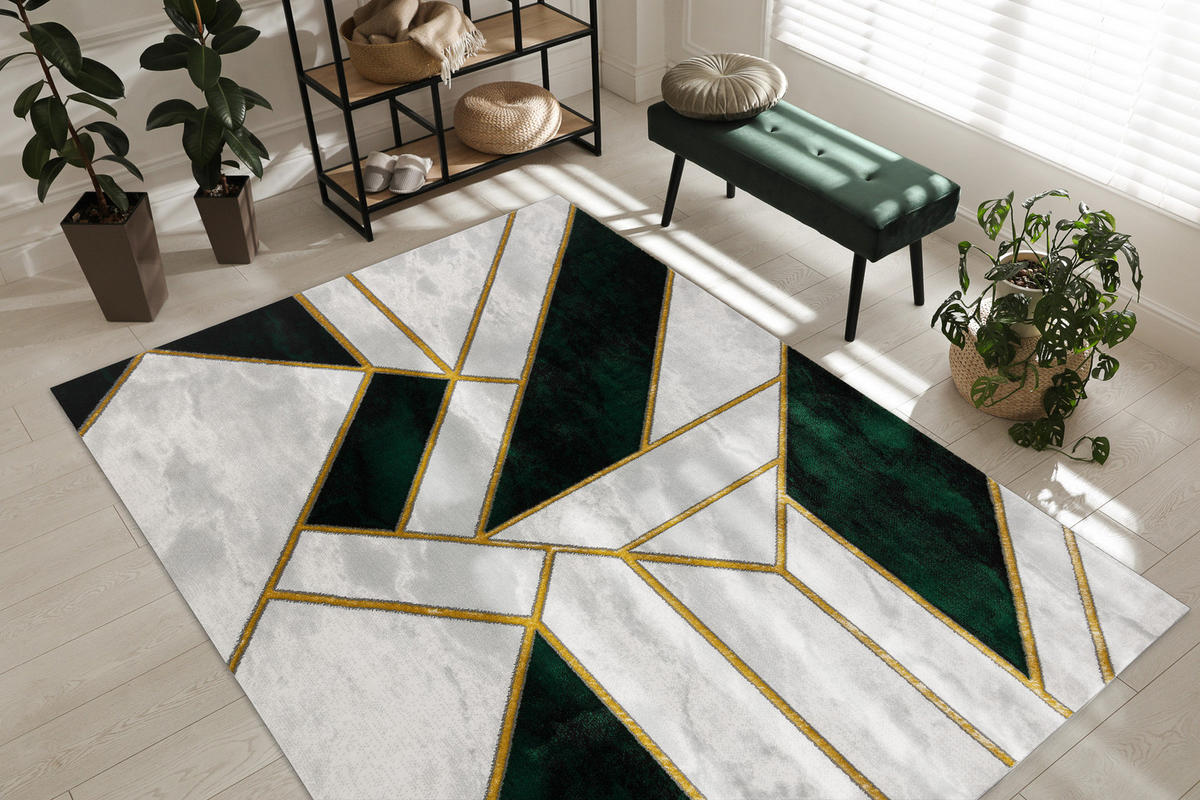 TEPPICH Emerald 120/170 cm - Pastellgrün, Textil (120/170cm) - rugsX