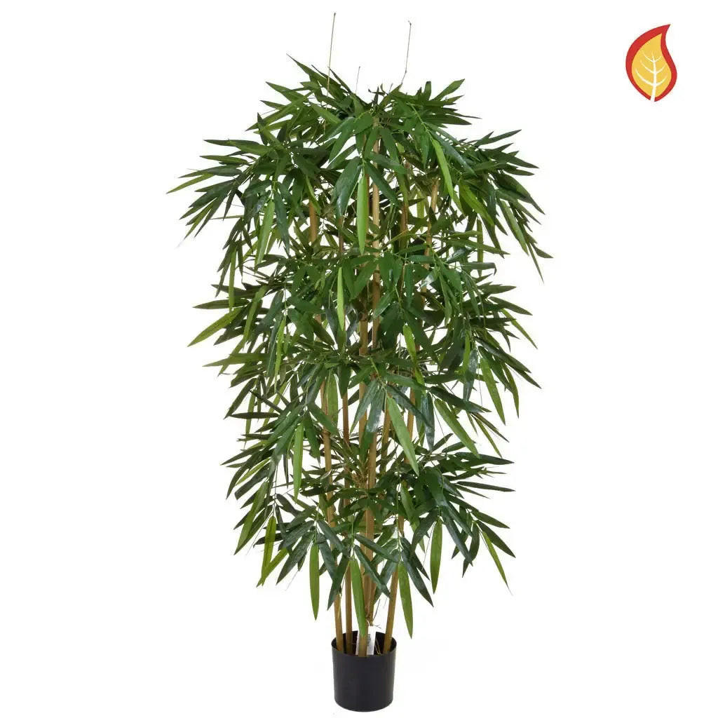 KUNSTBAUM Künstlicher Bambus - Ramona 180 cm - Grün, Kunststoff (180cm) - aplanta