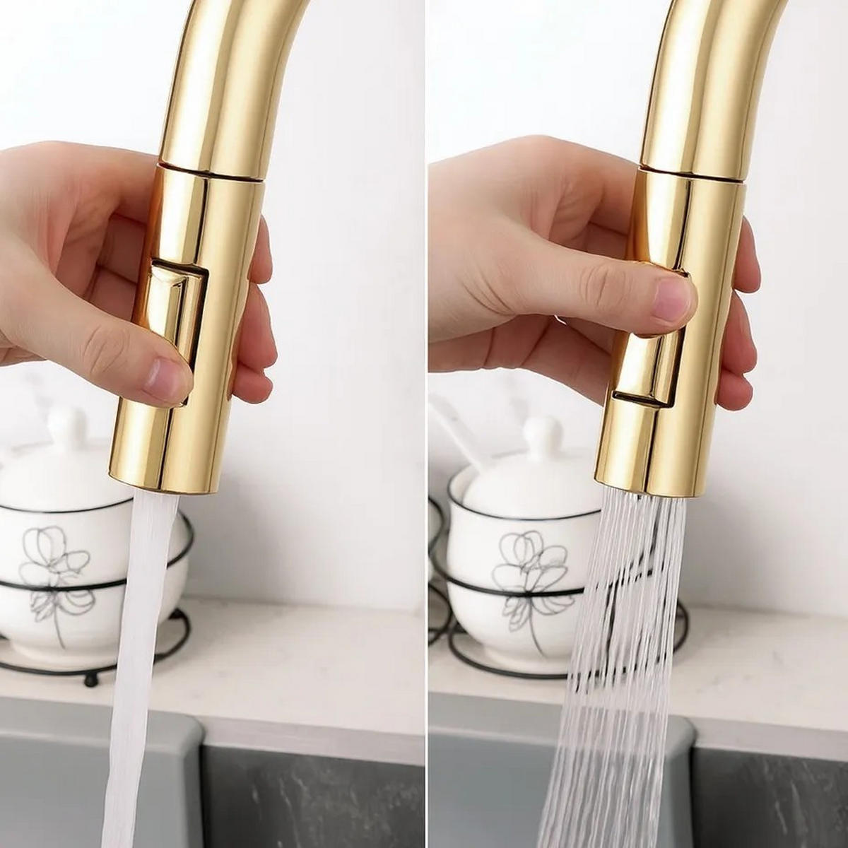 KÜCHEARMATUR Rea Eco Fresh Gold - Goldfarben, Metall (3.5/37.5/18cm) - REA
