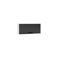 HÄNGESCHRANK W80OKGR - Dnoria - Praktische Aufbewahrungsidee - Schwarz, Holz/Metall (80/36/30cm) - ROYAL24_MARKT