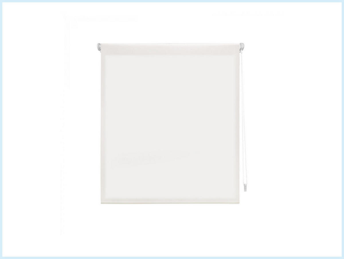 ROLLO Easyfix Polyester Transluzent Grauweiß 140x180 - Hellgrau, Textil (140/180/1cm) - Purline