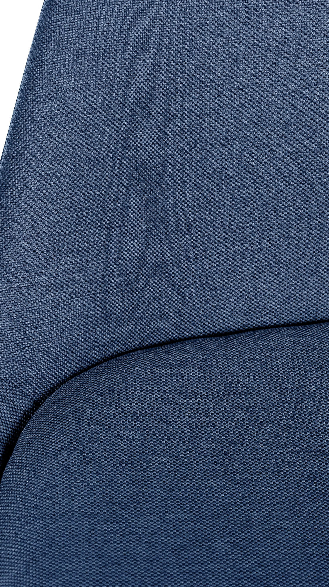 BARHOCKER Stoff blau - Blau/Eukalyptusholzfarben, Holz/Textil (38/99/44cm) - CLP