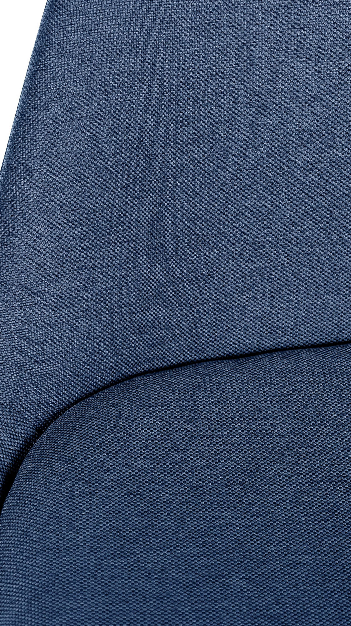 BARHOCKER PALMA Blau Stoff Braun - Blau, Holz/Textil (38/99/44cm) - DELUKE