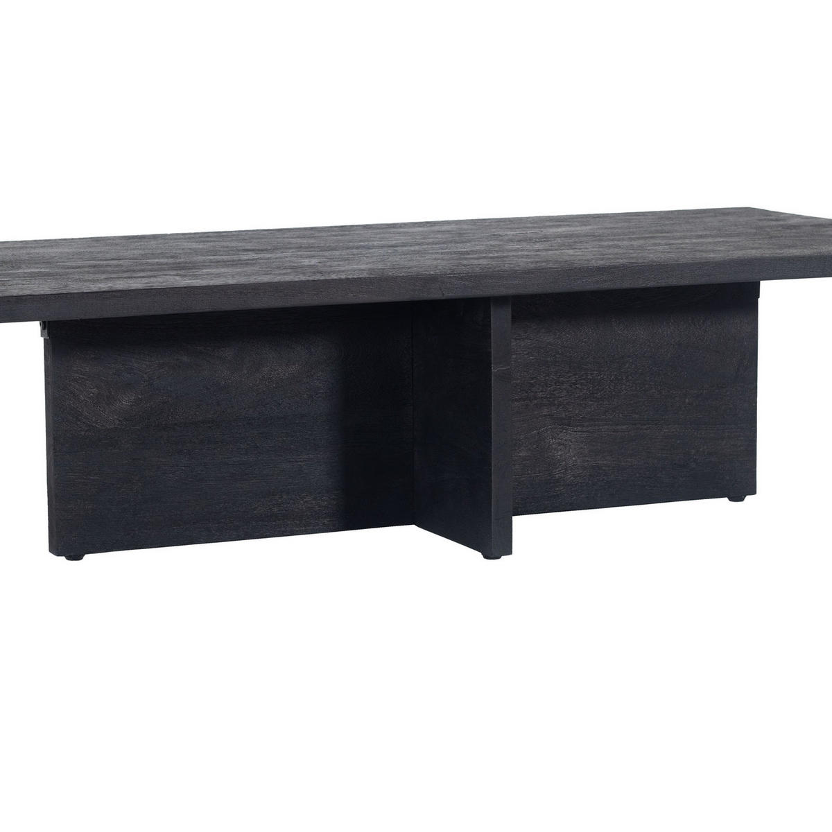 COUCHTISCH aus Mangoholz 140cm, schwarz - Schwarz, Holz (140/70/38cm) - Giga Meubel