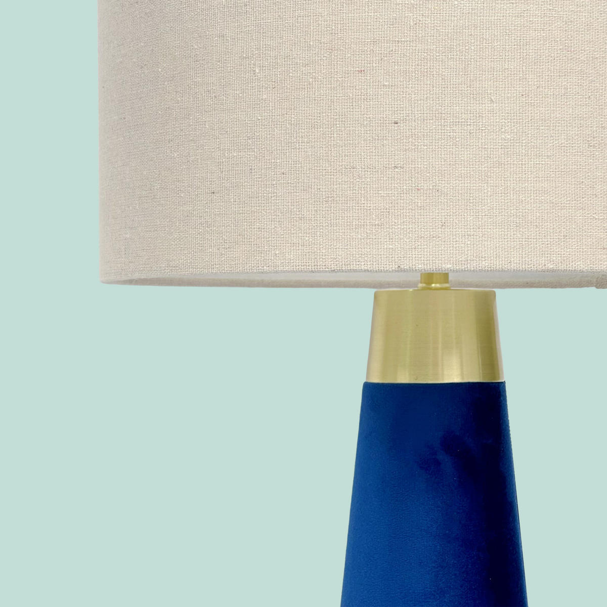 TISCHLAMPE - Multicolor, Textil/Metall (40/40/47cm) - Relaxdays