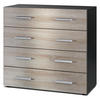 KOMMODE Pavos Eiche sägerau - Eiche San Remo, Holzwerkstoff (76/72/35cm) - Vladon