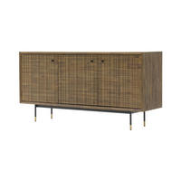 SIDEBOARD MAZE Braun 160x45x80 cm - Braun, Holz (160/80/45cm) - FURNLUX