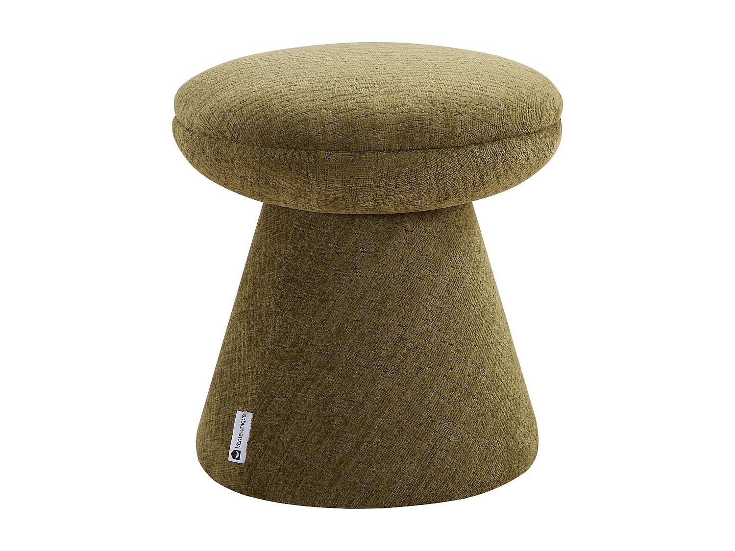 SITZHOCKER - 1 Person - Stoff - Grün - ADEYOMA - Grün, Textil (38.5/42.5/38.5cm) - Vente-Unique