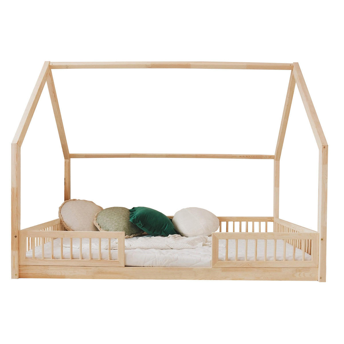 DOMČEKOVÁ POSTEĽ 140/200 Sofia Prírodné drevo - hnedá, drevo (140/200cm) - Petits-meubles