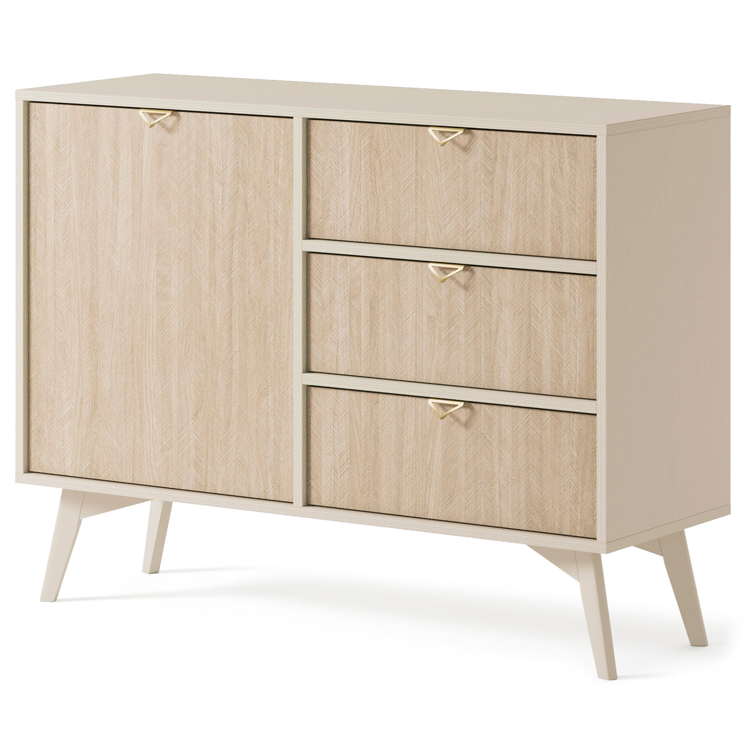 Masseno Kommode Beige 106x80x38 cm