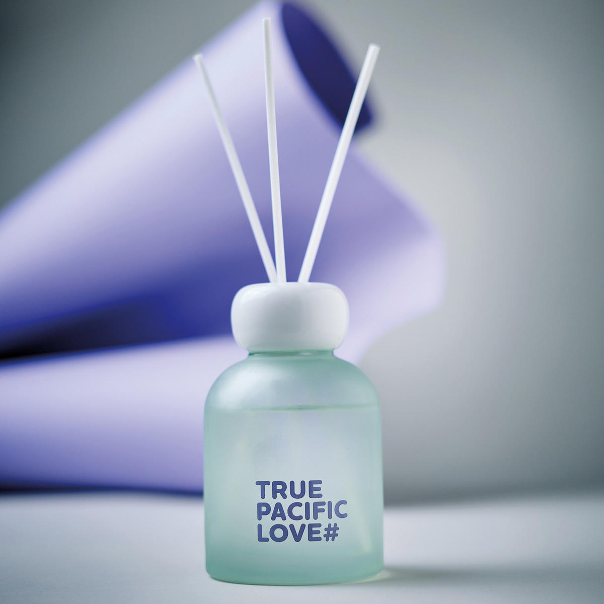 RAUMDUFT MELLOW MOOD True Pacific Love 1000ml - Türkis, Glas (7/21/7cm) - BUTLERS