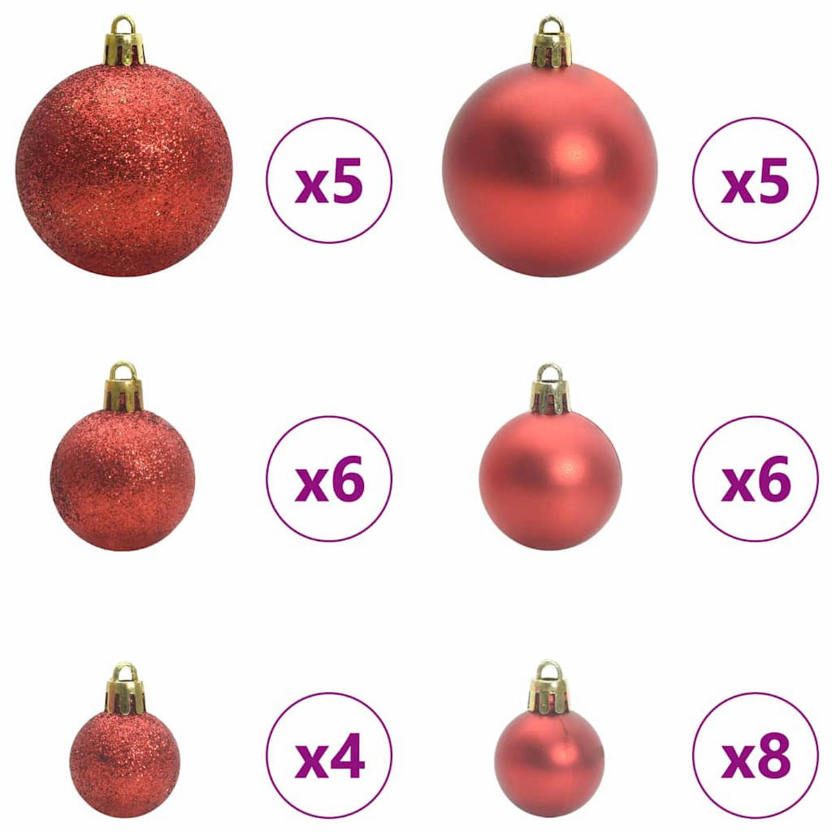 WEIHNACHTSBAUM 75/75/150 cm Schwarz PVC - Schwarz, Kunststoff (150cm) - vidaXL