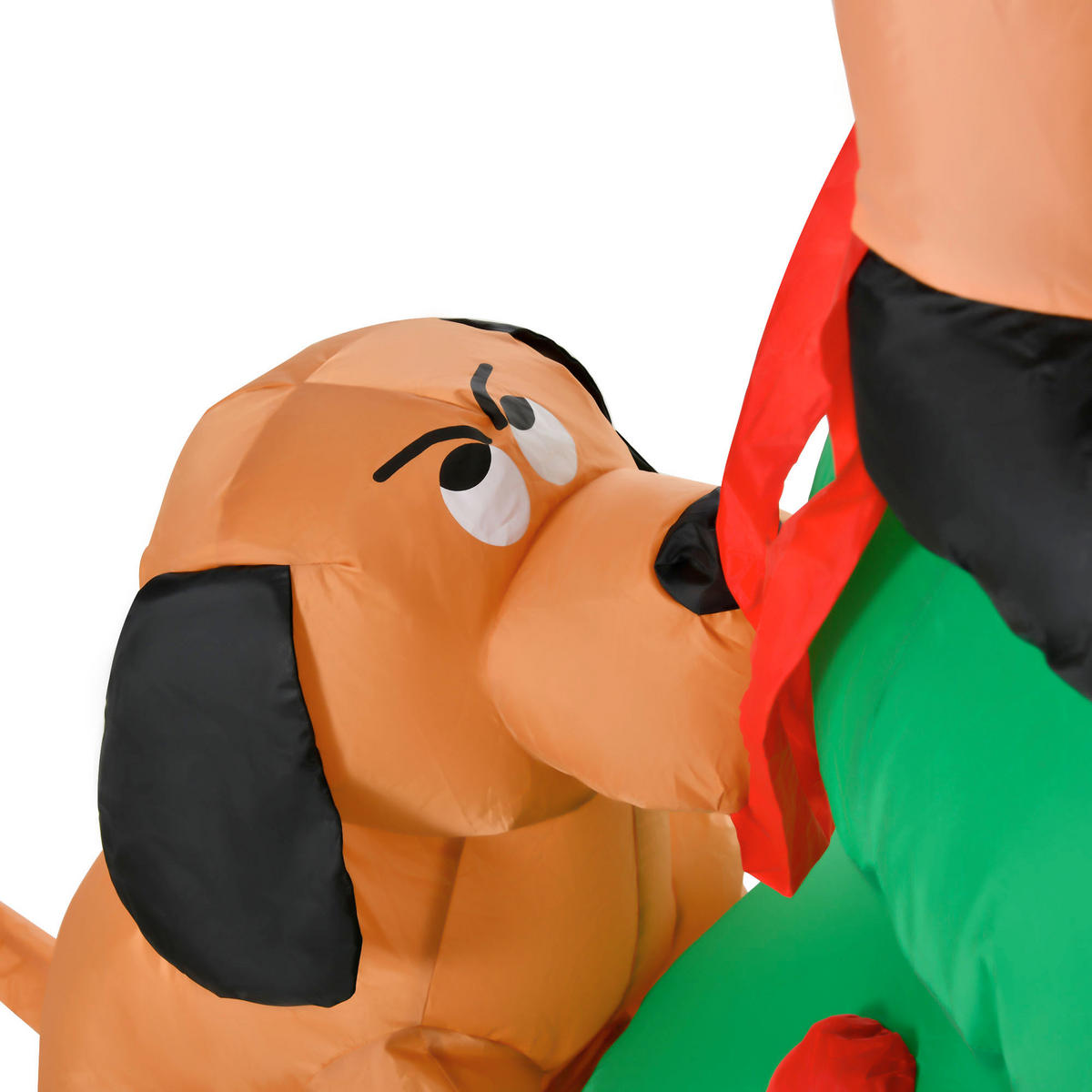 AUFBLASBARER Weihnachtsbaum, Polyester, Grün - Grün, Kunststoff (85/180/123cm) - HOMCOM