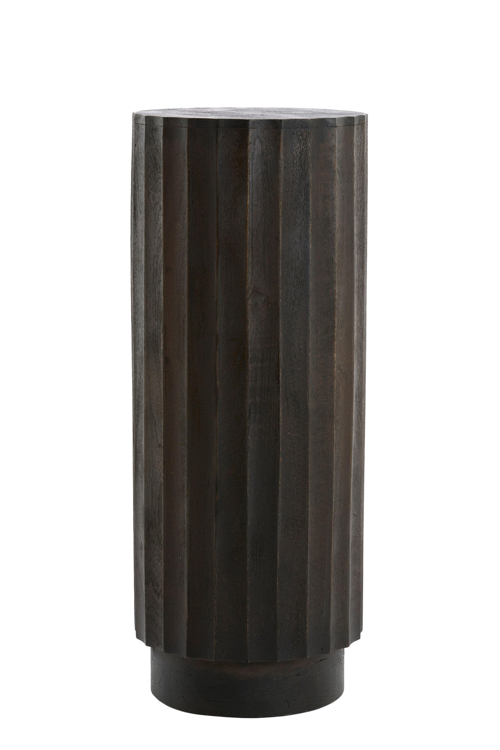 BLUMENSÄULE Ellena Braun 40/40/100 cm - Braun, Holz (40/40/100cm) - Light & Living