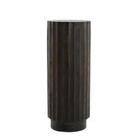BLUMENSÄULE Ellena Braun 40/40/100 cm - Braun, Holz (40/40/100cm) - Light & Living