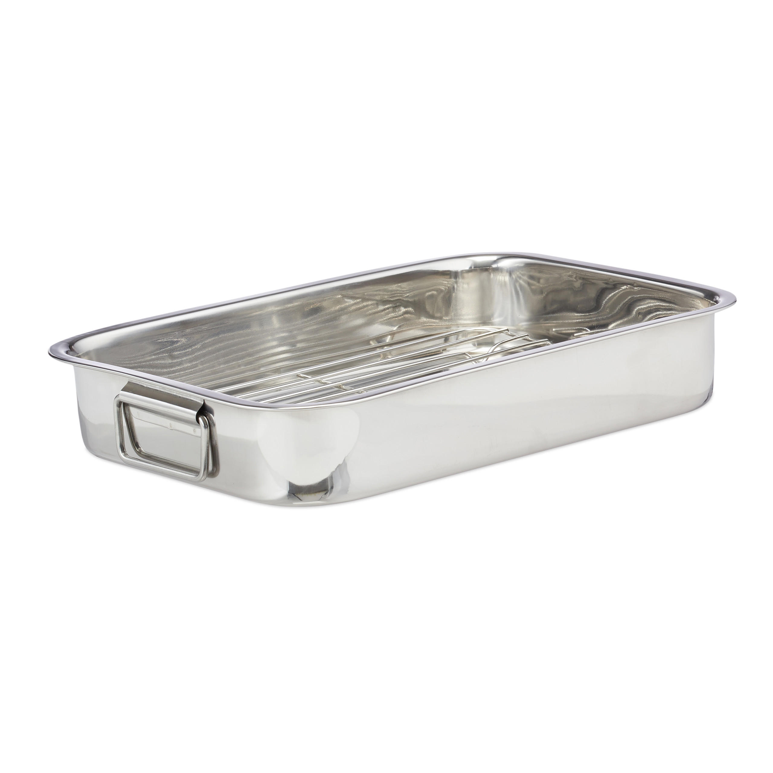 BRÄTER - Silberfarben, Metall (27/38/6.5cm) - Relaxdays