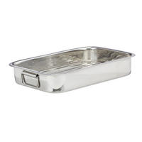 BRÄTER - Silberfarben, Metall (27/38/6.5cm) - Relaxdays