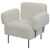 LOUNGE-SESSEL Cremeweiß - Weiß, Textil (88/78/76cm) - MCW