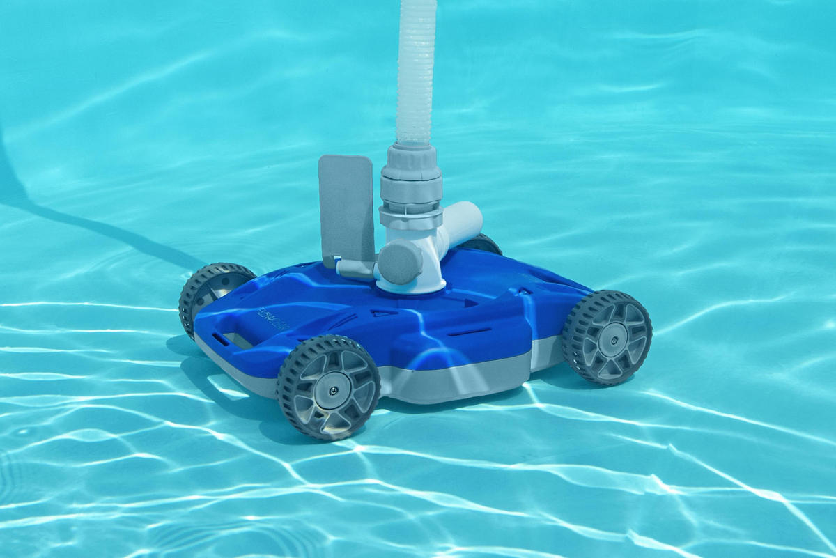 POOLROBOTER Megatro Pumpenbetrieben Autonom Grau 22x32x44,6cm - Grau, Kunststoff (32/22/44.6cm) - DELUKE