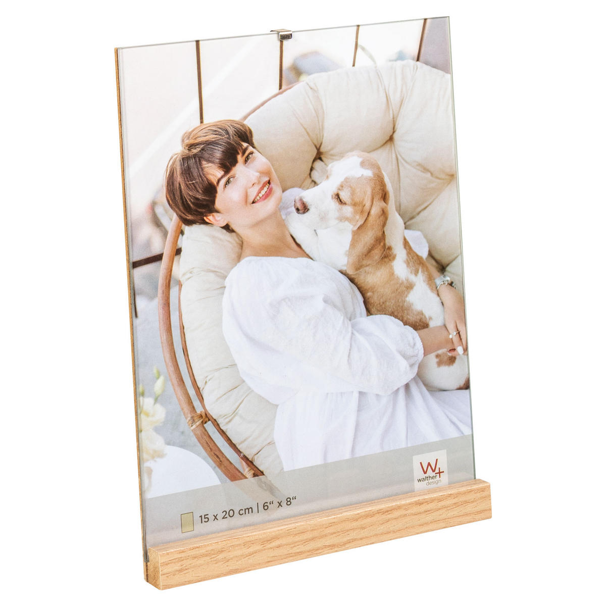 BILDERRAHMEN Simplicity Portraitrahmen, 15x20 cm, natur, Hochformat - Naturfarben, Holzwerkstoff (15/20.8/1.5cm) - walther design