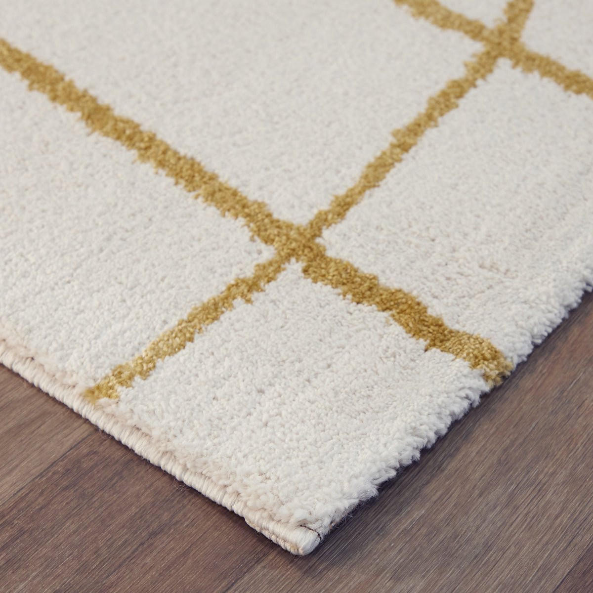 TEPPICH Designer weich gelb gelb - Gelb, Textil (120/170cm) - AFK Living