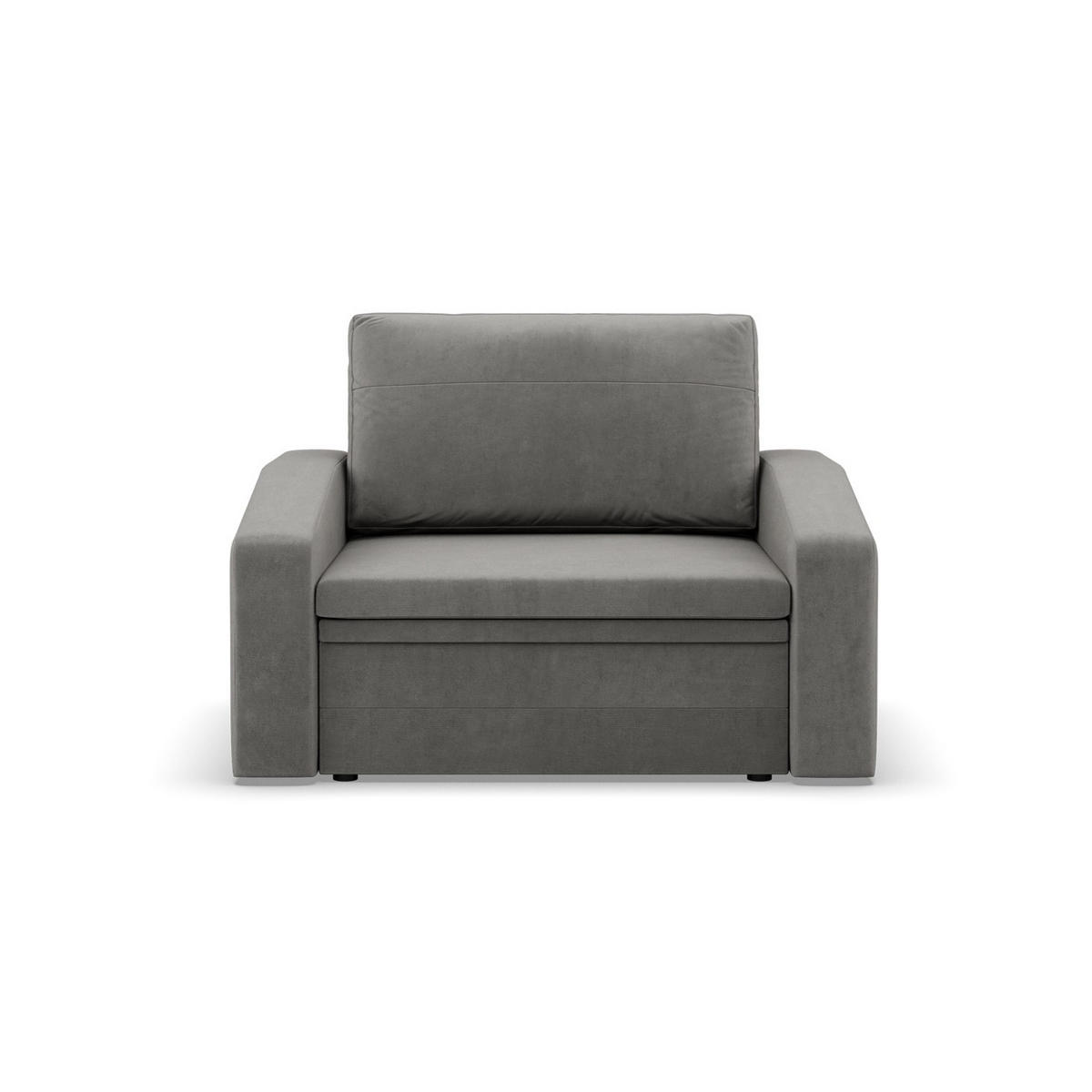 LOUNGESESSEL ORBIT, 90 CM, Hellgrau - Hellgrau, Textil (118/80/87cm)