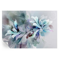 FOTOTAPETE 152x104 cm - Florale Abstraktion - Grün, Textil (152/104cm) - Wallfluent
