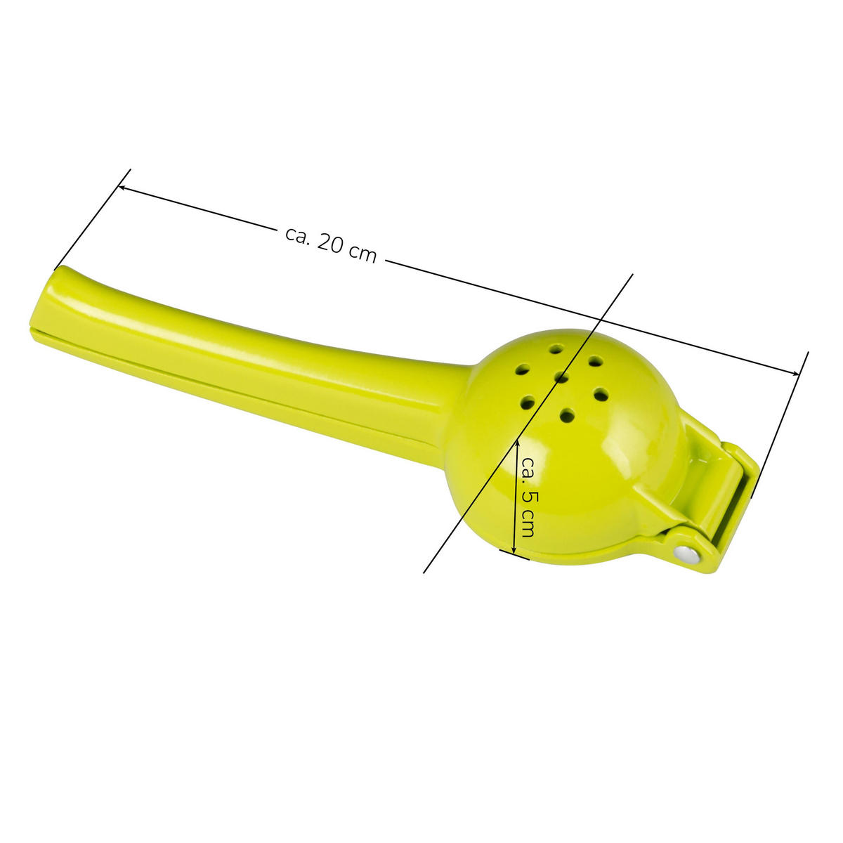 LIMETTENPRESSE, grün, Zink - Grün, Metall (6cm) - bremermann