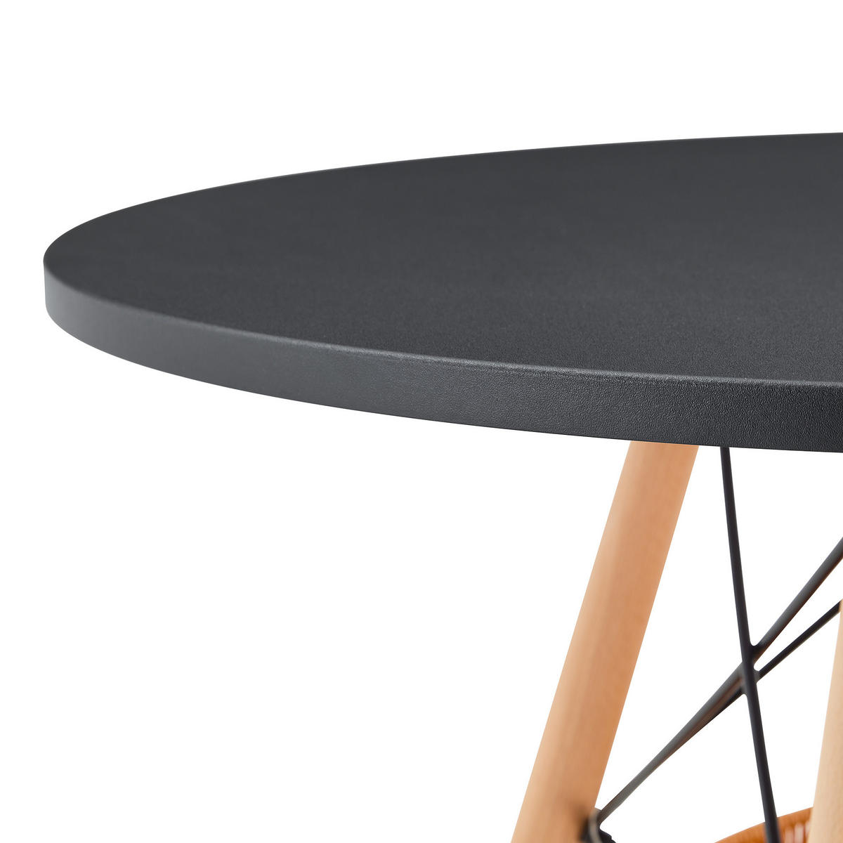ESSTISCH Schwarz 80/80/71,5 cm - Schwarz, Holz (80/80/71.5cm) - PANGIVO