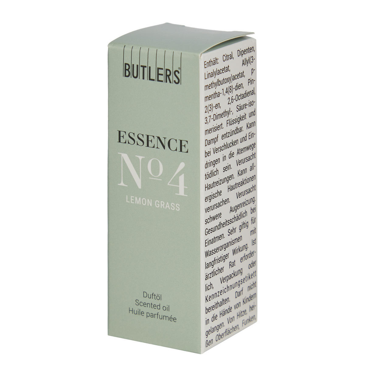 DUFTÖL Essence Lemongrass - Braun, Glas (2.4/7/2.4cm) - Butlers