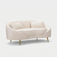 2-SITZER Sofa gepolstert Oslo - Weiß - Weiß, Holz/Kunststoff (148/68/84cm) - Pasmara
