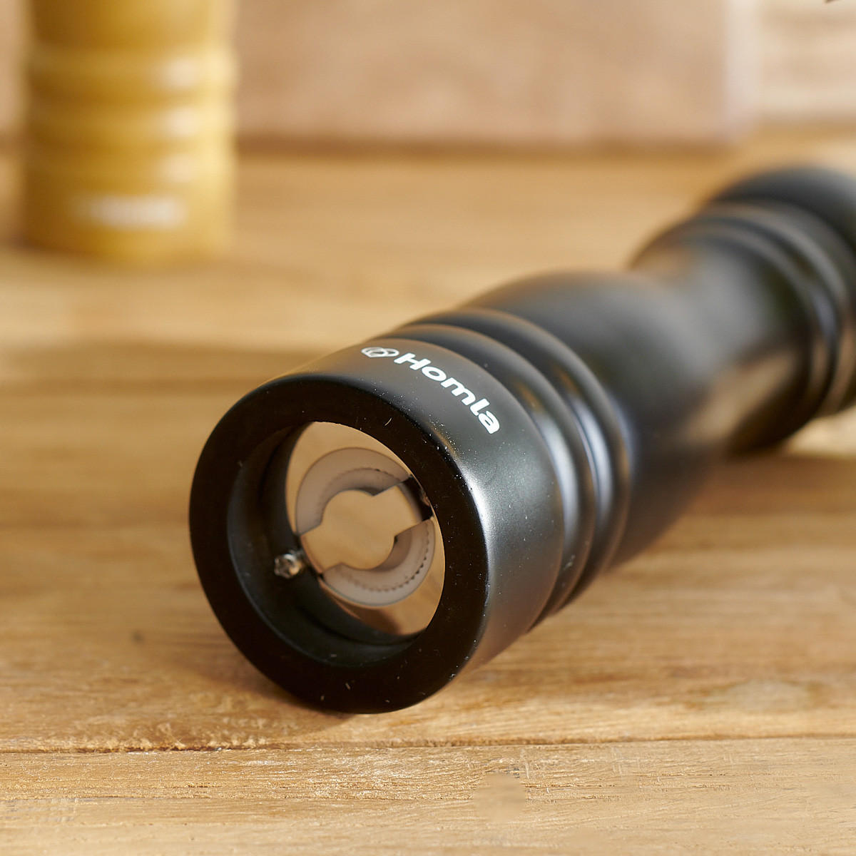 GEWÜRZMÜHLE Rubby Classic Schwarz 22 cm - Schwarz, Holz (6/22/6cm) - Homla