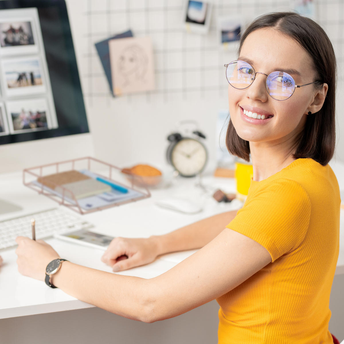 2XZÁSOBNÍK na listy - medená, kov (26/5.5/31.5cm) - Relaxdays