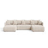 ECKSOFA Ardi U Beige - Beige, Holz/Textil (353/180cm) - Graingold