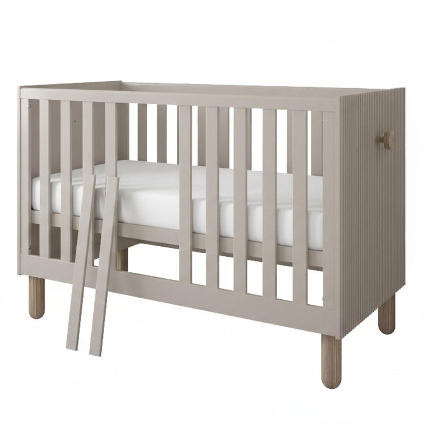 GITTERBETT Bebella - Beige, Naturmaterialien (60/120cm) - kiki design