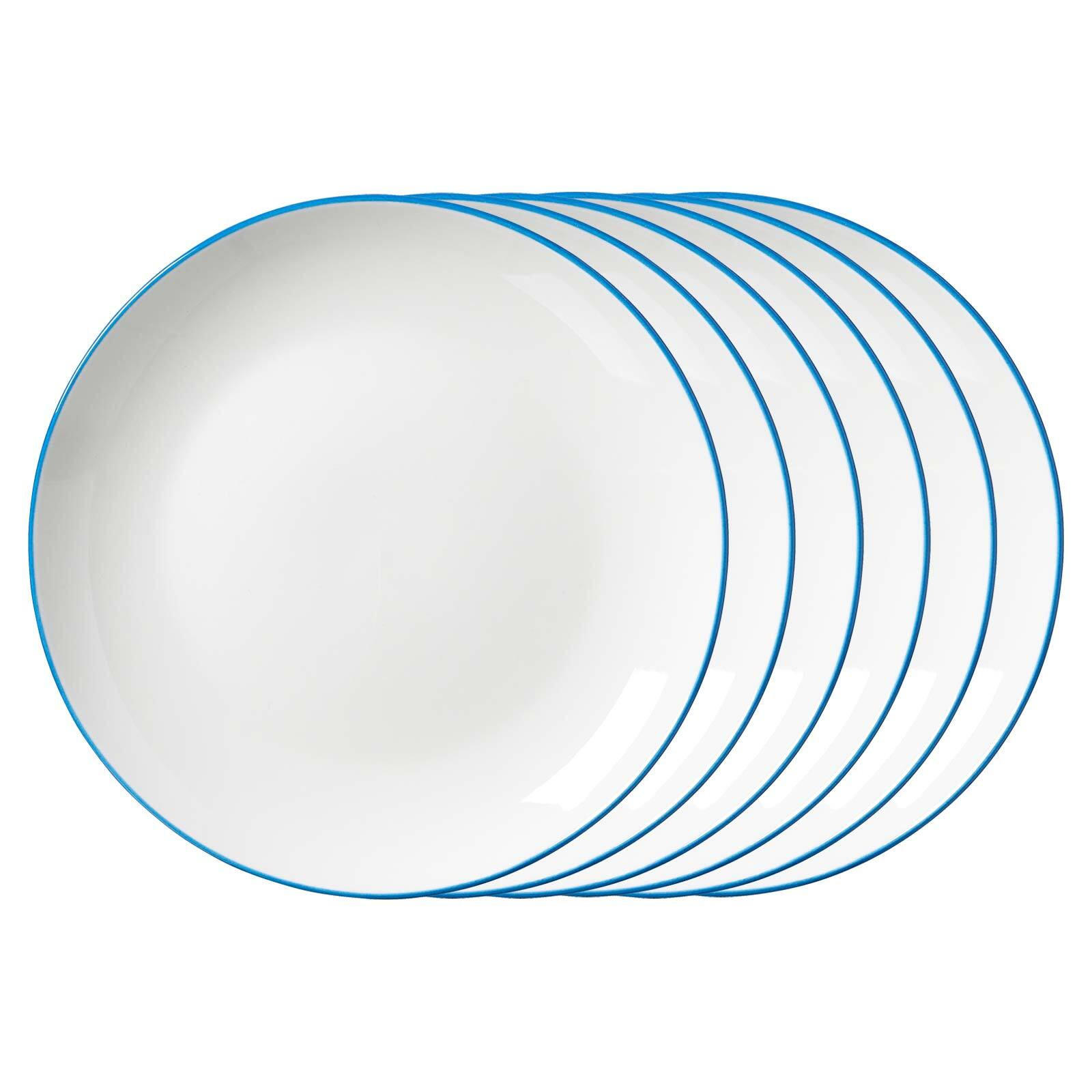 DESSERTTELLER Adela blau ø 20,5 cm 6er Set - Blau, Keramik (20.5cm) - Ritzenhoff Breker