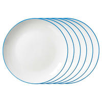 DESSERTTELLER Adela blau ø 20,5 cm 6er Set - Blau, Keramik (20.5cm) - Ritzenhoff Breker