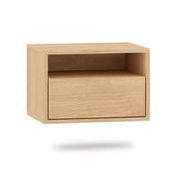NOČNÝ STOLÍK Nila Drevo - hnedá, kompozitné drevo (45/30/33cm) - Petits-meubles