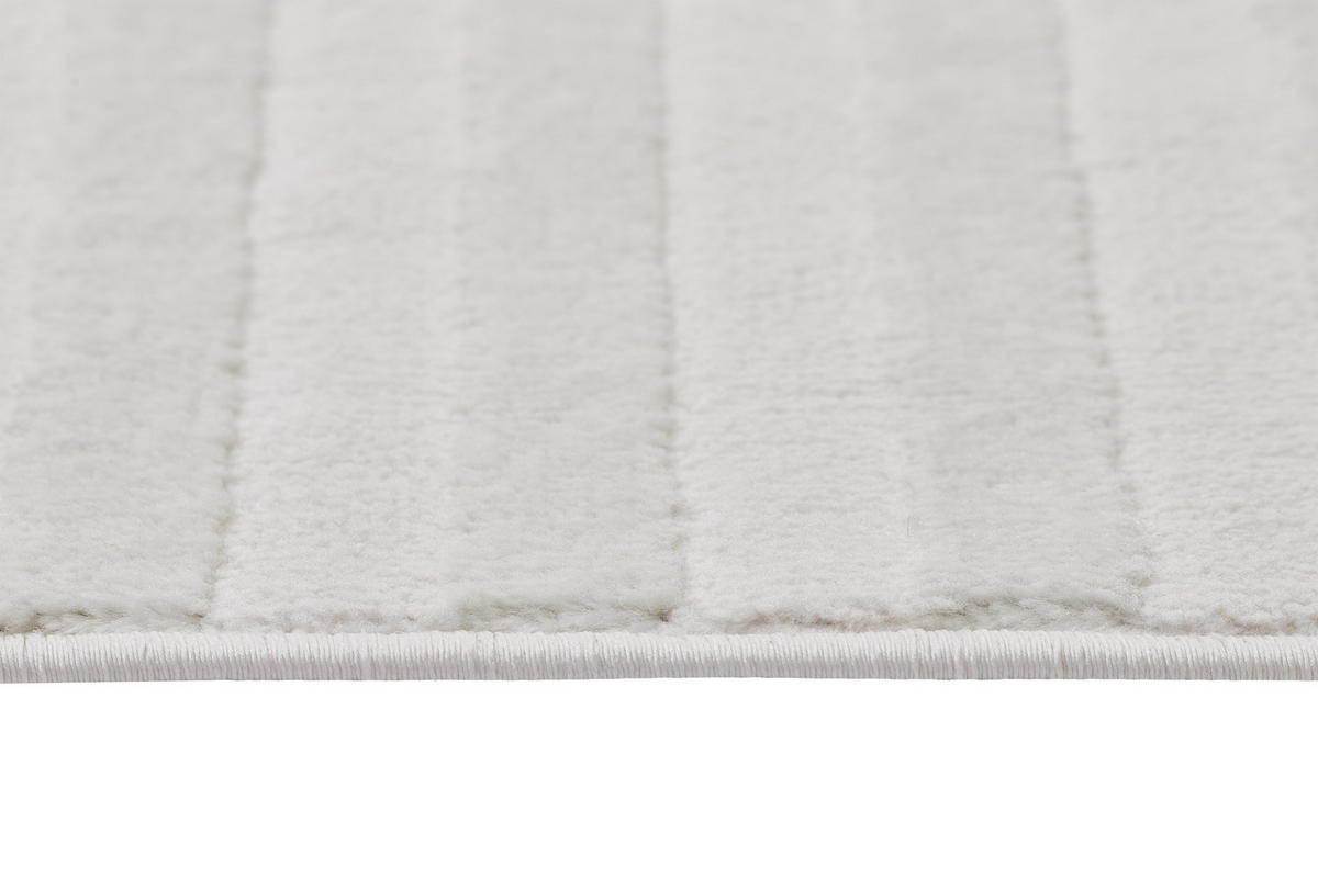 TEPPICH HYGGE Weiß 120/170 cm - Weiß, Kunststoff (120/170cm) - Tapiso