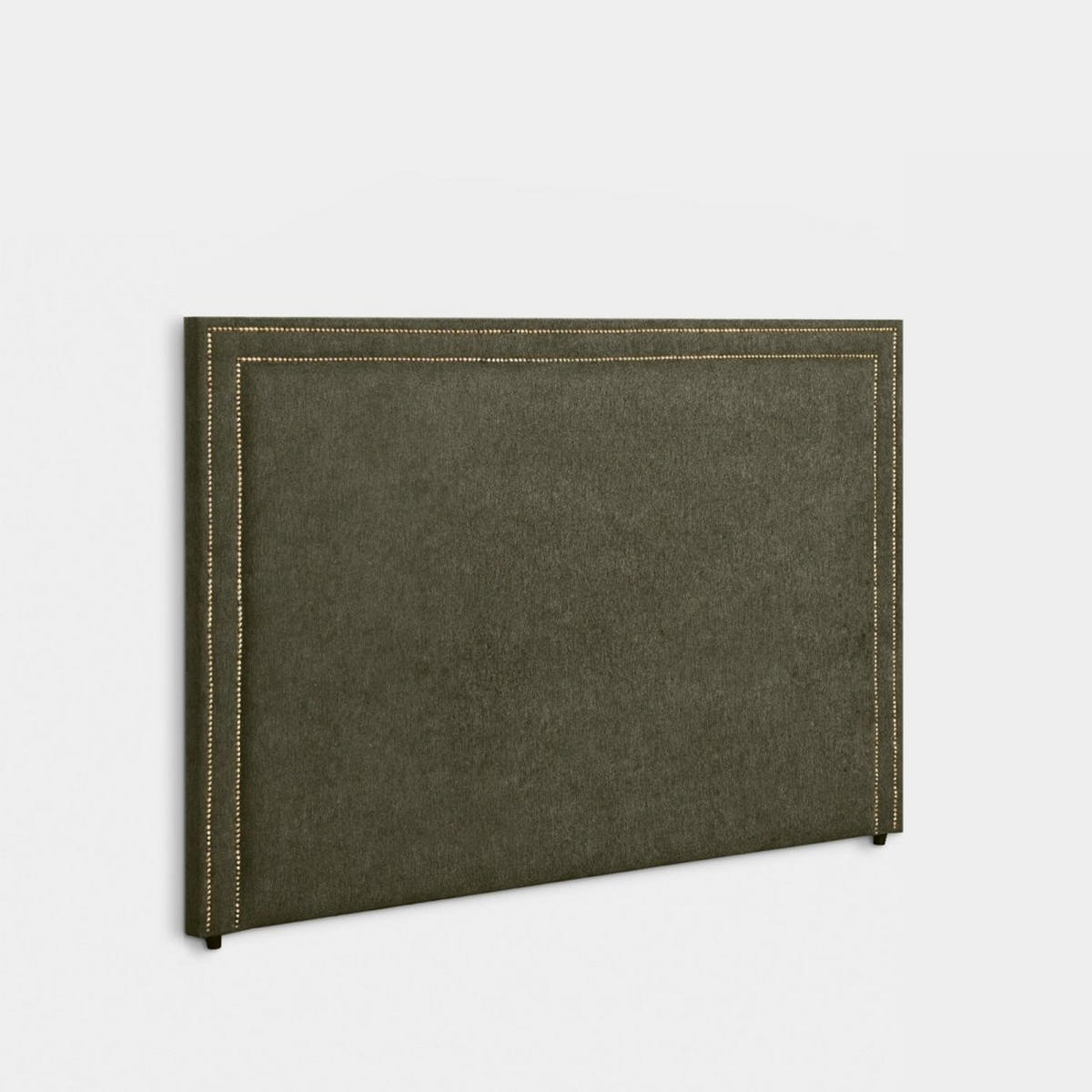 KOPFTEIL DOPPELTES Aiko Grün 165 cm x 120 cm - Grün, Textil (165/7cm) - Klast Home