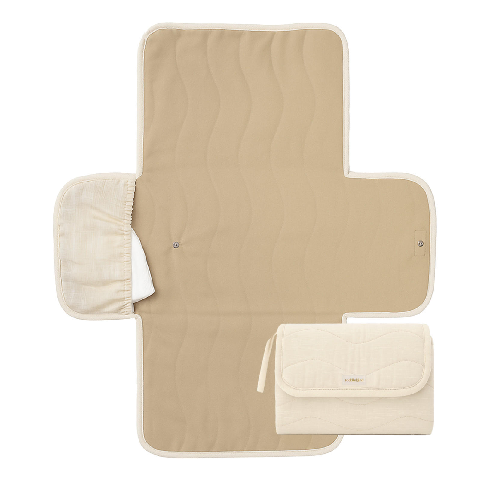 WICKELMATTE Mini Maven beige 35x74 - Beige, Textil (35/74cm)