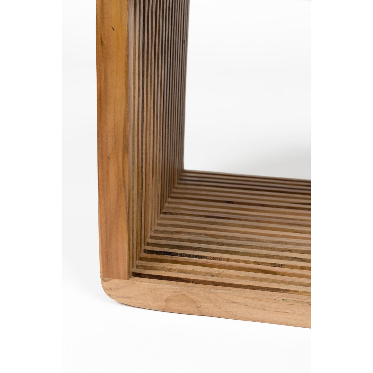 NACHTTISCH Djia Nachttisch / Nachttisch aus Teakholz, klein - Braun, Holz (30/34/44cm) - Housecraft Living
